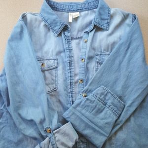 Denim Button Down Shirt
